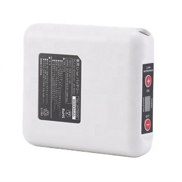 ABS Roupas aquecidas Bateria 7.4V 4400mAh DC3.5x1.35mm Portão de carregamento