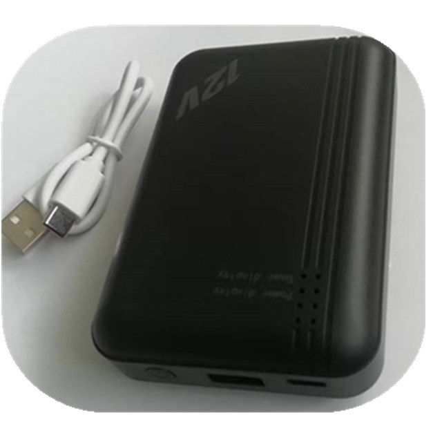 12V 10000mAh Bateria de ventilador DC Para resfriamento de casaco Ventilador USB Para telefone móvel