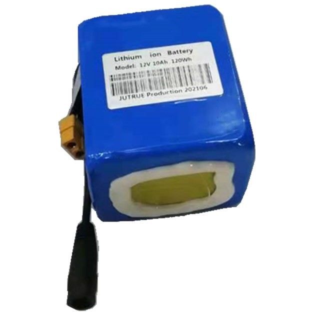 Bateria de lítio de 12 volts 10ah 18650 3cells em série com tomada de descarga XT60
