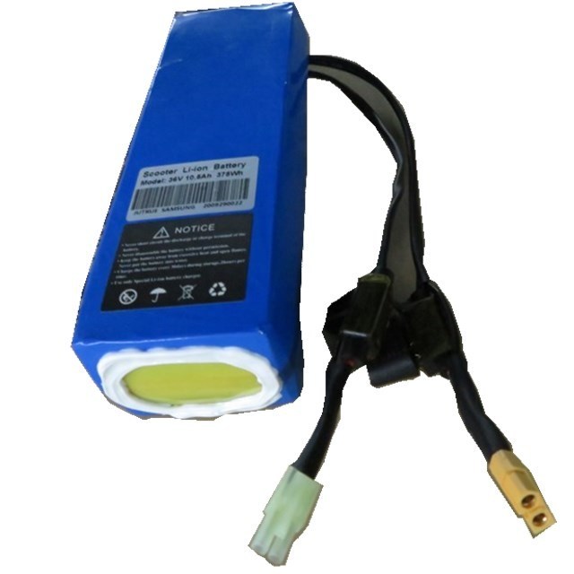 Bateria 12v 18650 2600mAh 36V 10,4Ah com XT60 para E Scooter