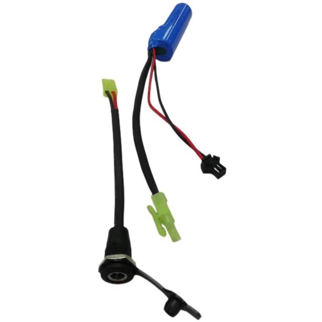 Bateria de bomba de água SM-2P 18650 1s 3,7v 2000mAh com plugue de carregamento DC5521