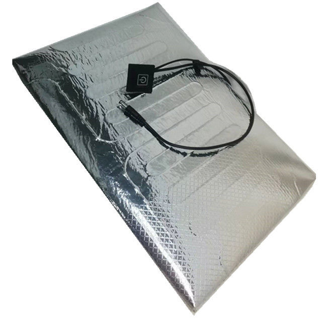 Almofada de aquecimento de folha de alumínio 12V tamanho 25x25cm 30x30cm 35x35cm para entrega de comida