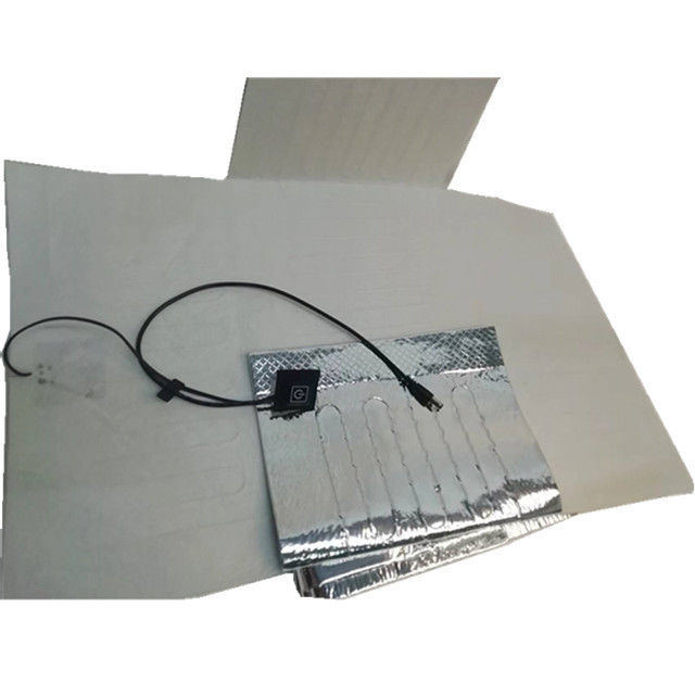 Almofada de aquecimento de folha de alumínio 12V tamanho 25x25cm 30x30cm 35x35cm para entrega de comida