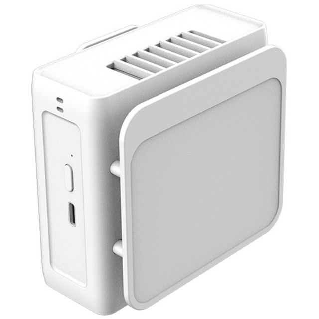 Tipo C Carregamento Portátil Ventilador de cintura 3 Velocidade do vento Construído em 5000mah Bateria
