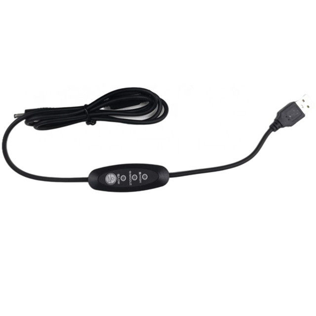 Cabo usb dc baixa tensão 13 cm ângulo reto usb cabo interruptor de alimentação