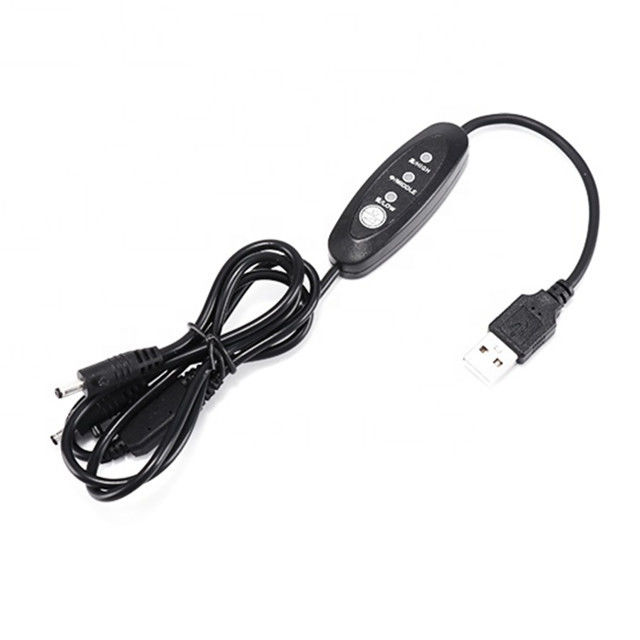 Cabo usb dc baixa tensão 13 cm ângulo reto usb cabo interruptor de alimentação