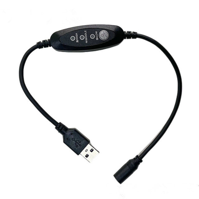 Cabo usb dc baixa tensão 13 cm ângulo reto usb cabo interruptor de alimentação
