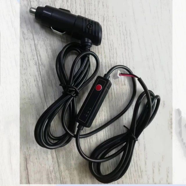 Interruptor de ventoinha personalizado cabo de linha de energia revestimento PE 1,2 M JST 2 pinos cabeça de bala