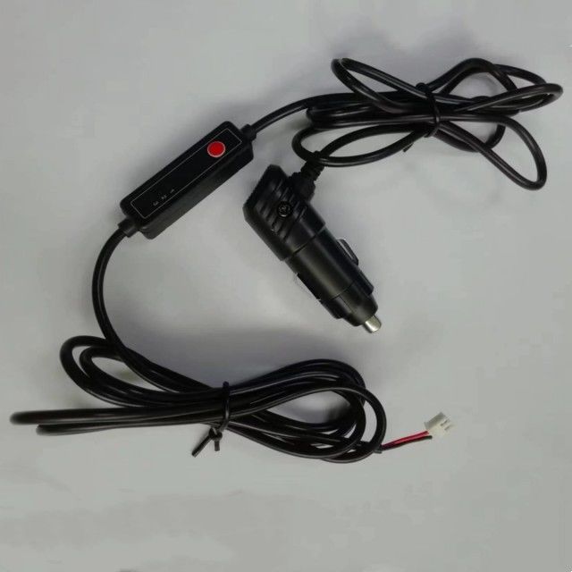 Interruptor de ventoinha personalizado cabo de linha de energia revestimento PE 1,2 M JST 2 pinos cabeça de bala
