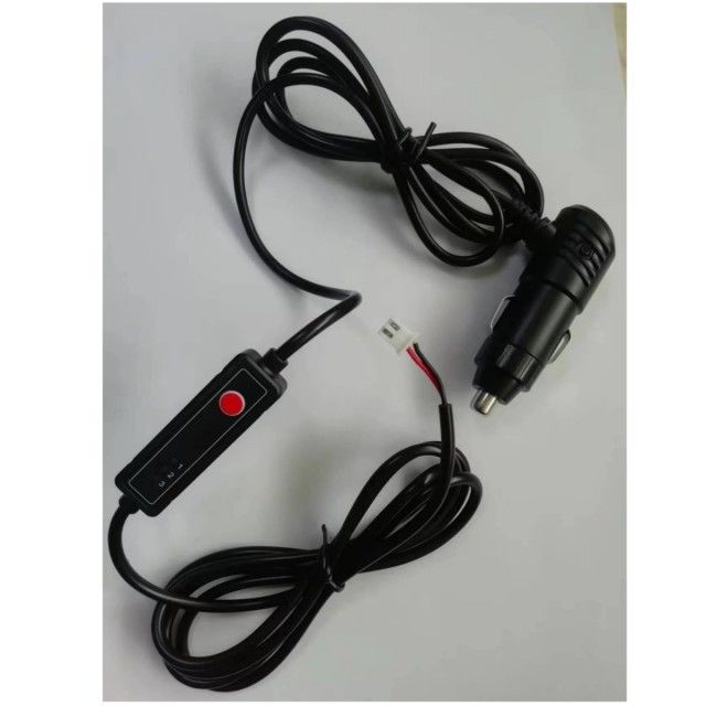 Interruptor de ventoinha personalizado cabo de linha de energia revestimento PE 1,2 M JST 2 pinos cabeça de bala