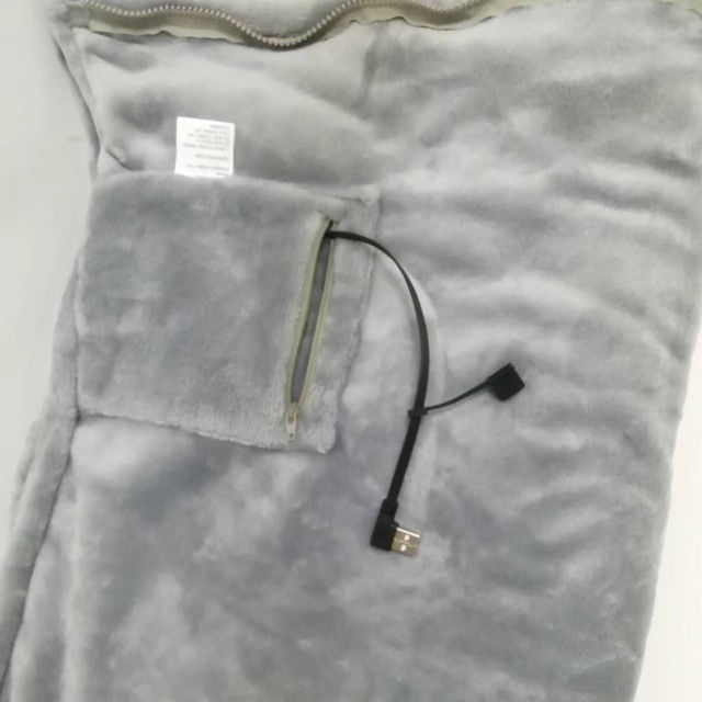 Cobertor infravermelho aquecido de baixa tensão 80 x 150 cm lençol de cama aquecido seguro com USB