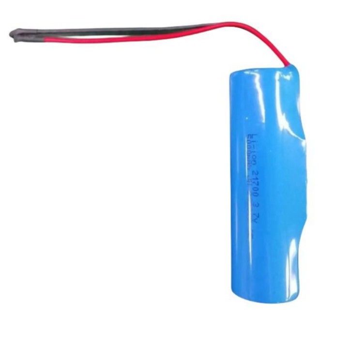 3.7V 5000mAh 21700 Pack com PCB e Leads 20 AWG para dispositivo eletrônico