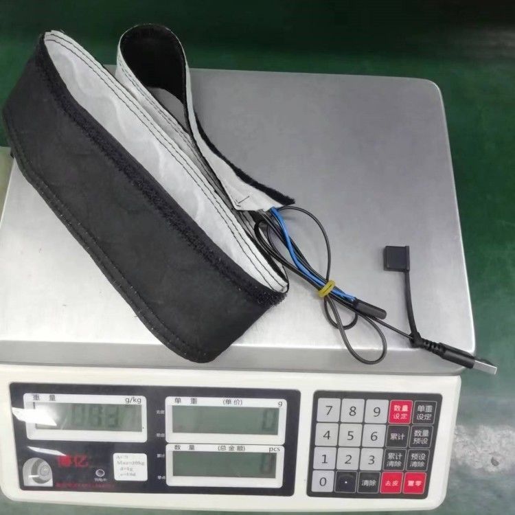 Comprimento personalizado 1m almofada de aquecimento com velcro e termostato diâmetro 13mm para enrolar tubo de PVC