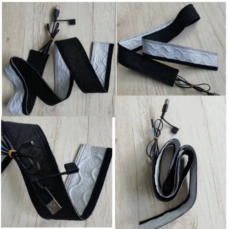 Comprimento personalizado 1m almofada de aquecimento com velcro e termostato diâmetro 13mm para enrolar tubo de PVC