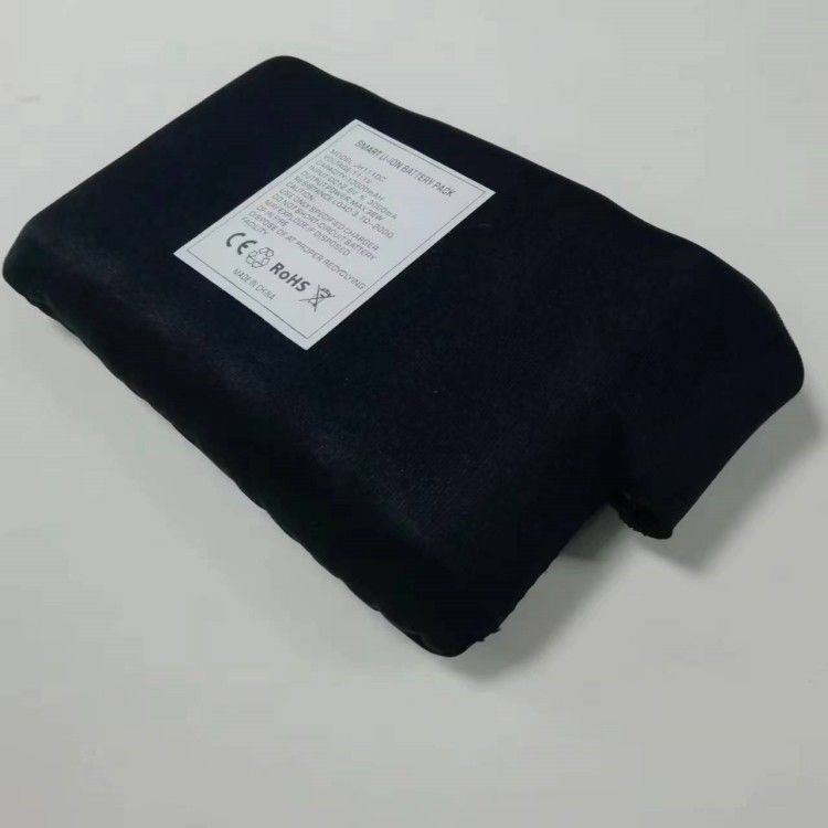 Roupas aquecidas no inverno Bateria 7.4V 12V 10000mAh Cabeça de carregamento DC Cor preta