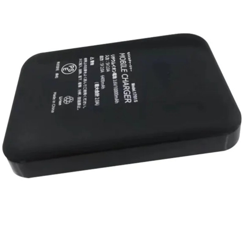 5V 2A USB 10000 Mah Powerbank Dual USB Port Bateria Negra Power Bank