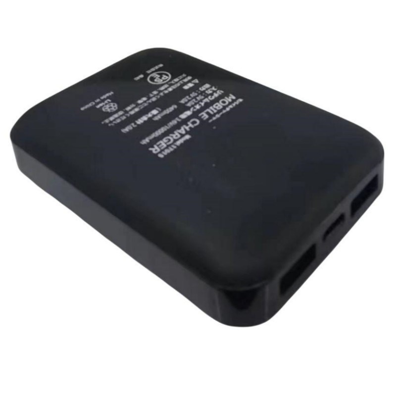 5V 2A USB 10000 Mah Powerbank Dual USB Port Bateria Negra Power Bank