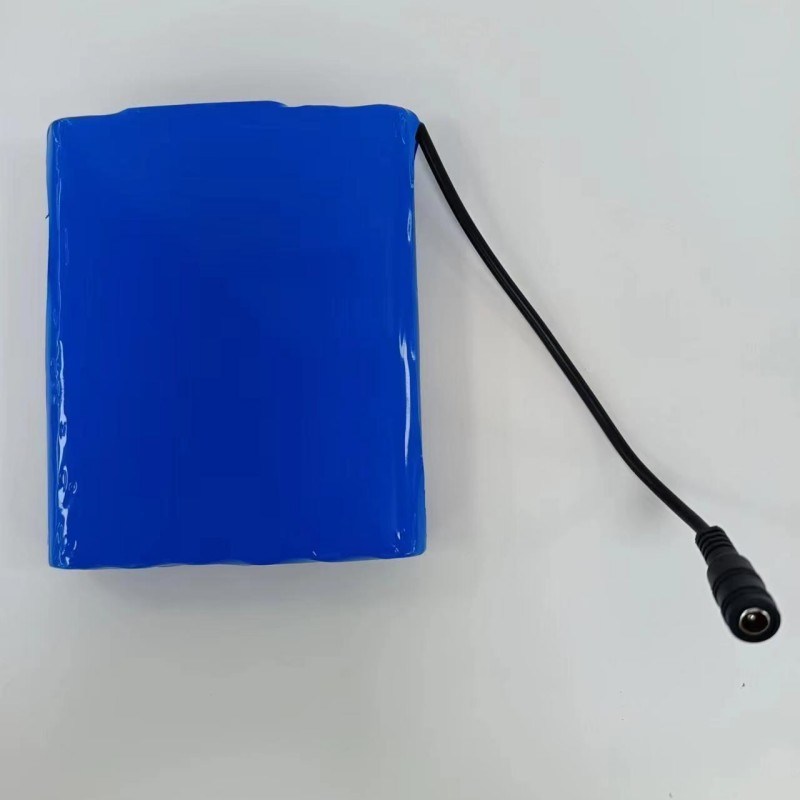 Slim 18650 Bateria 6S2P 22.2V 5Ah Com DC 5.5x2.1mm Conector BMS em cima