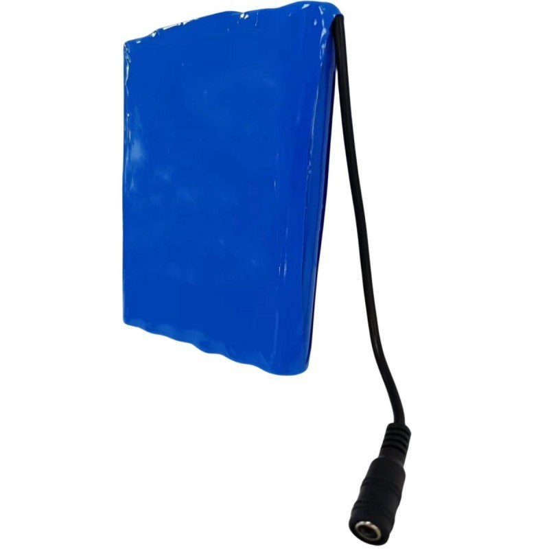 Slim 18650 Bateria 6S2P 22.2V 5Ah Com DC 5.5x2.1mm Conector BMS em cima