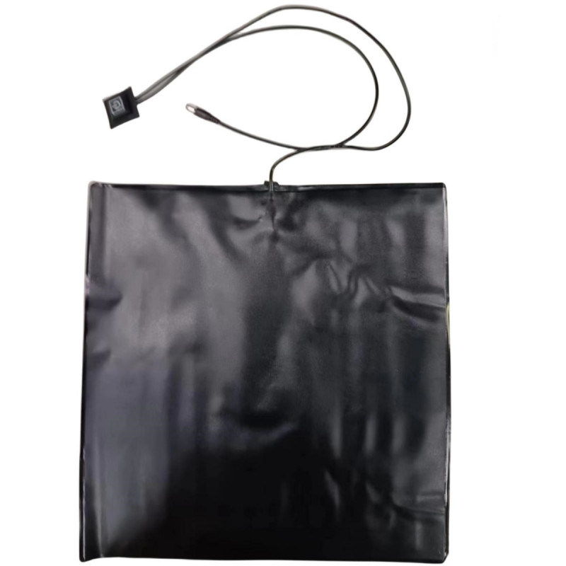 Pads de aquecimento personalizados de 35x35cm 12V com tomada de corrente contínua para sacos de entrega de alimentos quentes