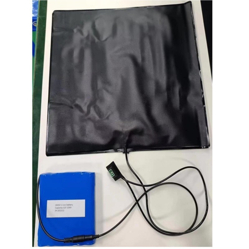 Pads de aquecimento de bateria personalizados de 12V 10Ah Set Pads de PVC 35x35cm Para saco de entrega de pizza