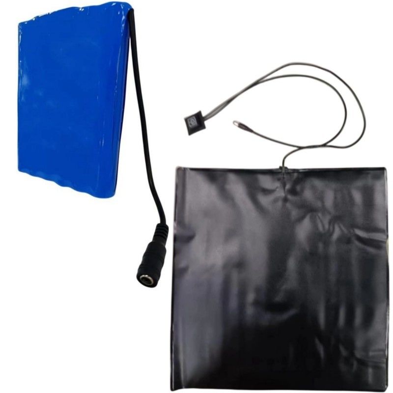 Entrega de alimentos quentes PVC almofada de aquecimento 12V 10Ah almofadas de aquecimento alimentadas por bateria tamanho 30x30cm