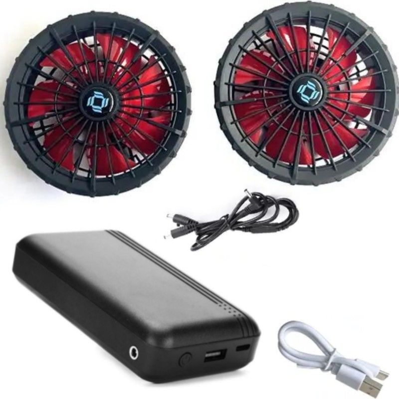 Vestuário de trabalho casaco de refrigeração bateria do ventilador 12V 10000mAh com motor chinês sem escova