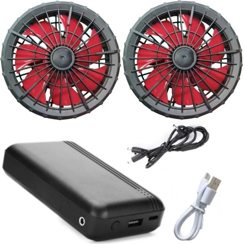 Vestuário de trabalho casaco de refrigeração bateria do ventilador 12V 10000mAh com motor chinês sem escova