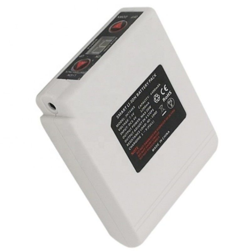 KC 7.4V 6400mAh Roupas aquecidas Bateria ON OFF Botão para cima para baixo Controle de temperatura