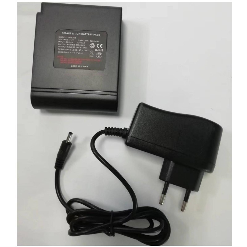 7.4 Volt 7000mAh Roupas aquecidas Bateria Carregador Conjunto Coréia Plug Para aquecimento cinturão de barriga