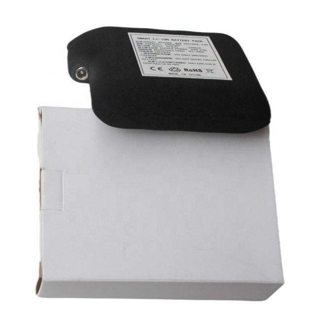 Bateria envolta em pano preto 7.4V 4400mAh 5200mAh 6400mAh 7000mAh Baterias para colete aquecido