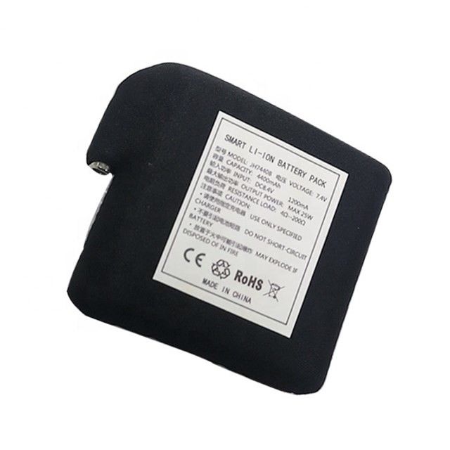 Bateria envolta em pano preto 7.4V 4400mAh 5200mAh 6400mAh 7000mAh Baterias para colete aquecido