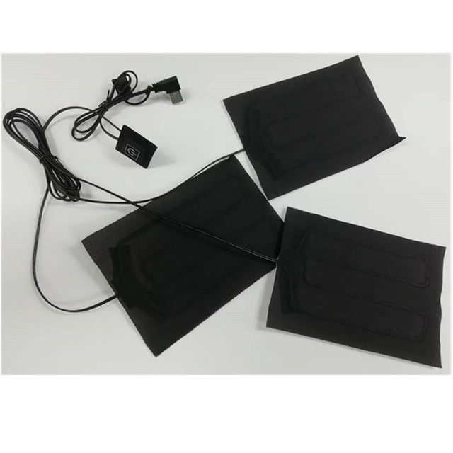 Indumentária de infravermelho distante almofadas de aquecimento 3 em um 5V USB chapa de aquecimento Para casaco