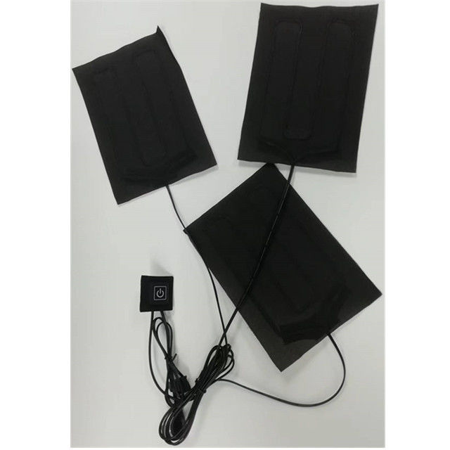 Indumentária de infravermelho distante almofadas de aquecimento 3 em um 5V USB chapa de aquecimento Para casaco