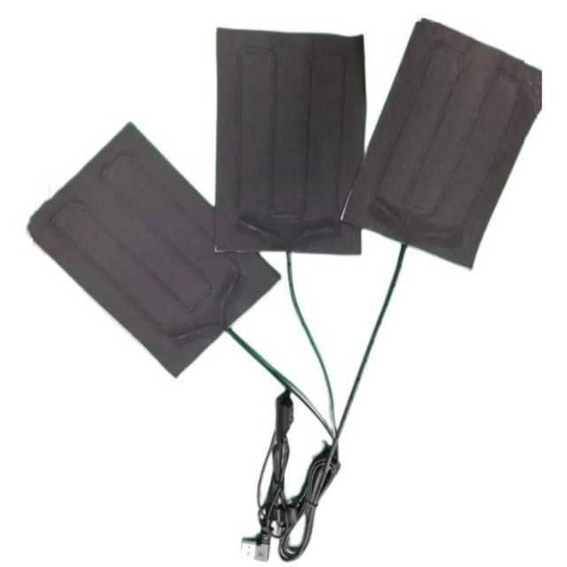 Indumentária de infravermelho distante almofadas de aquecimento 3 em um 5V USB chapa de aquecimento Para casaco