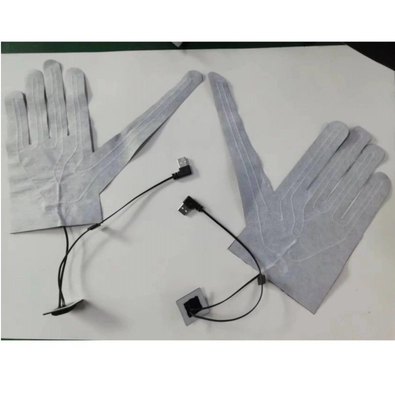 Roupas almofadas de aquecimento para luvas 5V USB com interruptor aquecedor para luva aquecida