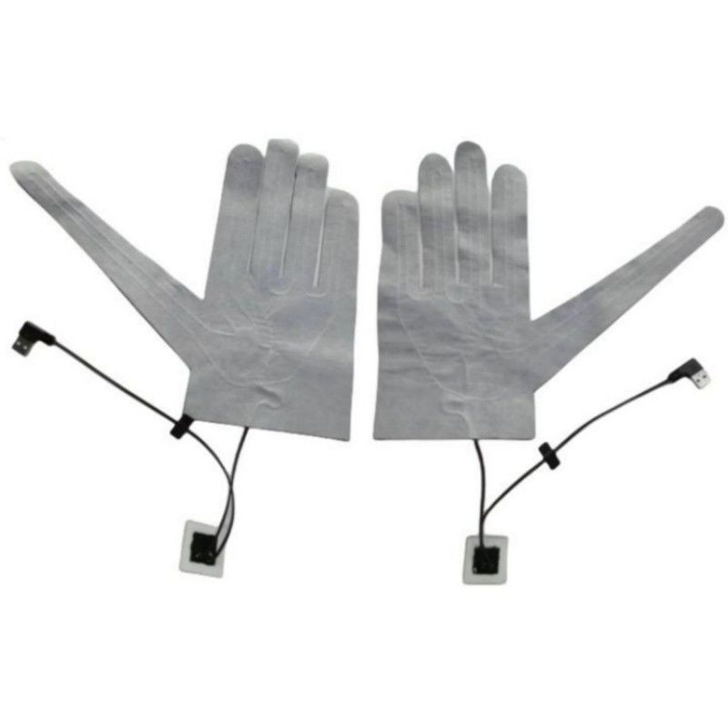 Roupas almofadas de aquecimento para luvas 5V USB com interruptor aquecedor para luva aquecida
