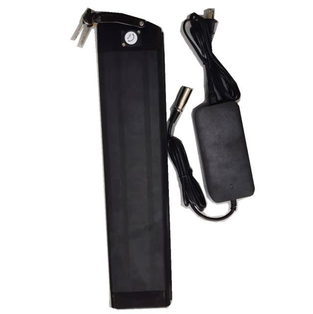 Bateria de Lítio de Peixe Prateado 48V 25Ah comprimento 630mm com carregador para E Bike
