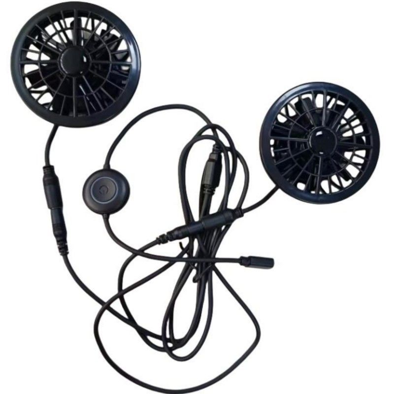 Ventilador de calças 2pcs Ventilador de arrefecimento pequeno 5V Com conector tipo-C