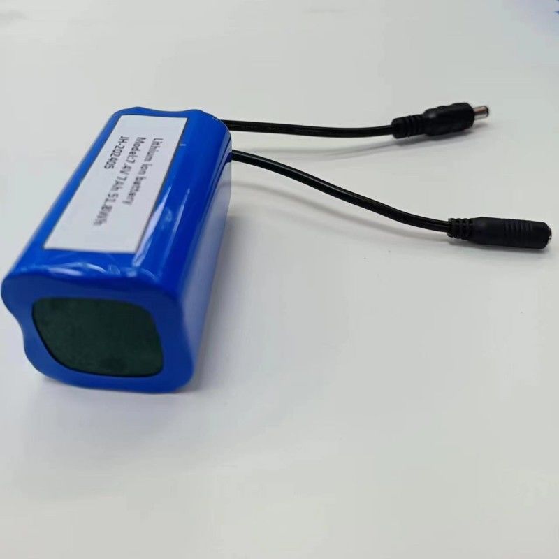 Bateria de 7,4 V Capacidade máxima para 4 células 18650 Bateria com tomada de CC