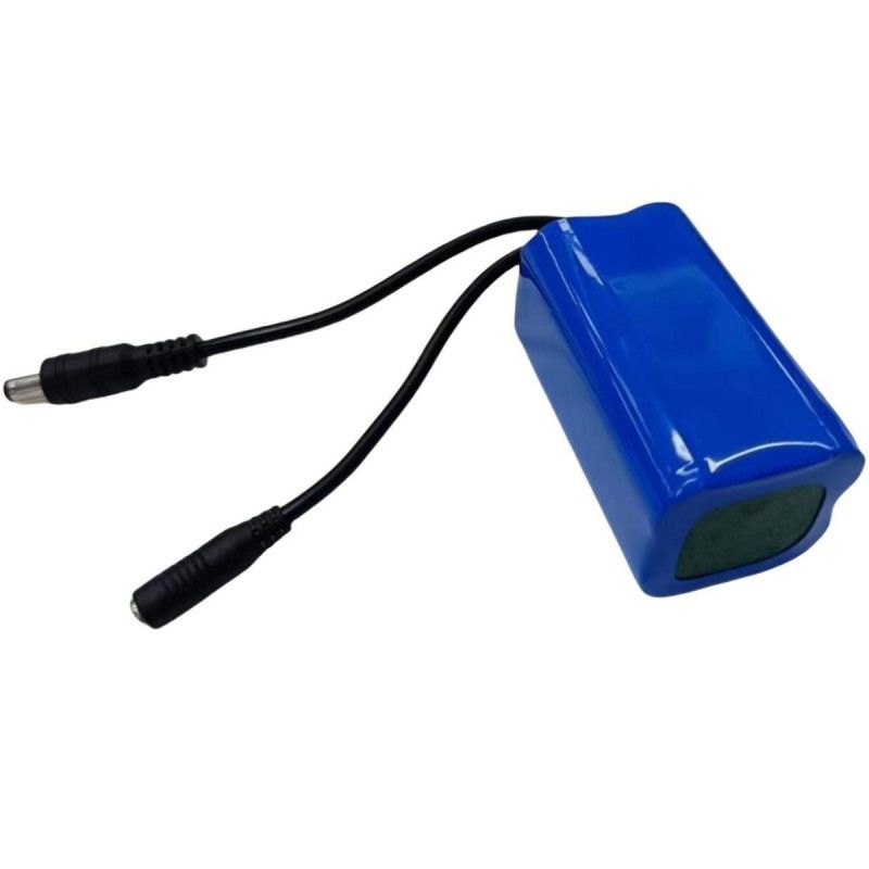 Bateria de 7,4 V Capacidade máxima para 4 células 18650 Bateria com tomada de CC