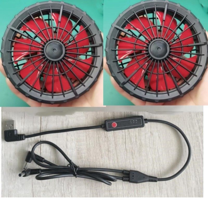 Diâmetro externo 105 mm 7 ventilador de refrigeração com palhetas rotativas para roupas ao ar livre