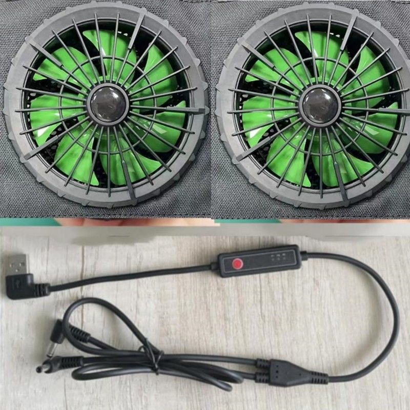 Diâmetro externo 105 mm 7 ventilador de refrigeração com palhetas rotativas para roupas ao ar livre