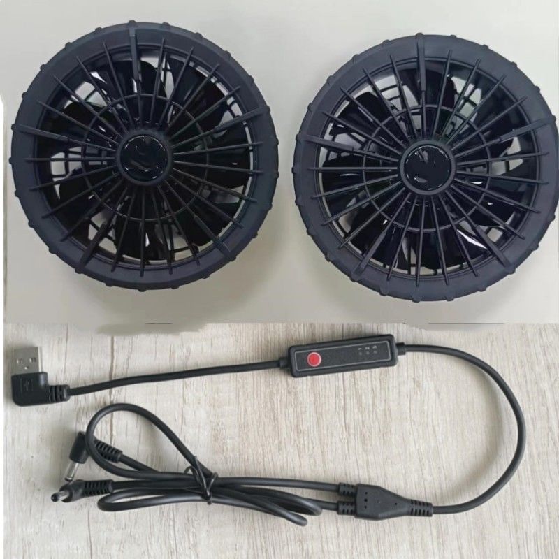 Diâmetro externo 105 mm 7 ventilador de refrigeração com palhetas rotativas para roupas ao ar livre