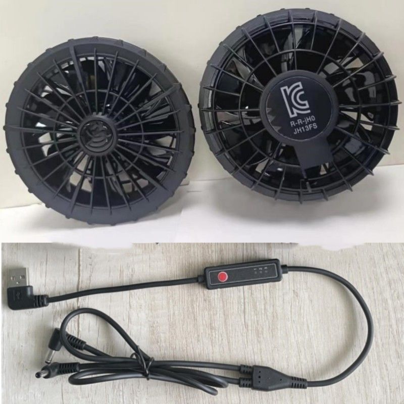 Diâmetro externo 105 mm 7 ventilador de refrigeração com palhetas rotativas para roupas ao ar livre