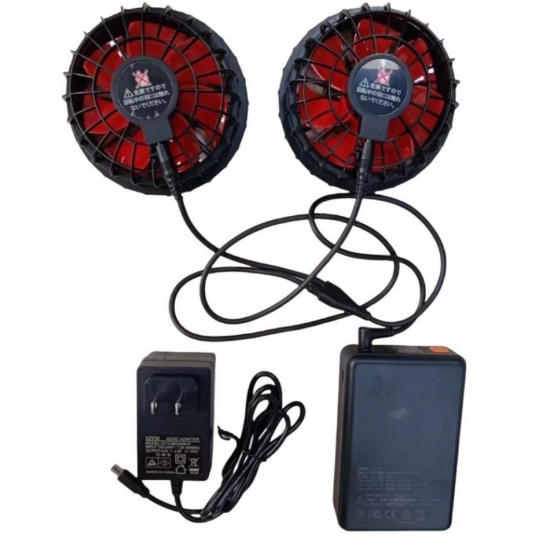 Bateria de ventilador de 19 V 20000mAh Para colete de resfriamento de verão 12H tempo de trabalho
