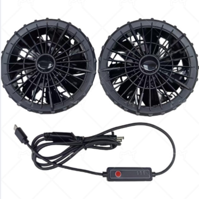Ventoinha de Ar de 5V, 2 unidades, para Camisa, para Trabalhadores Externos, com Plugue Tipo C