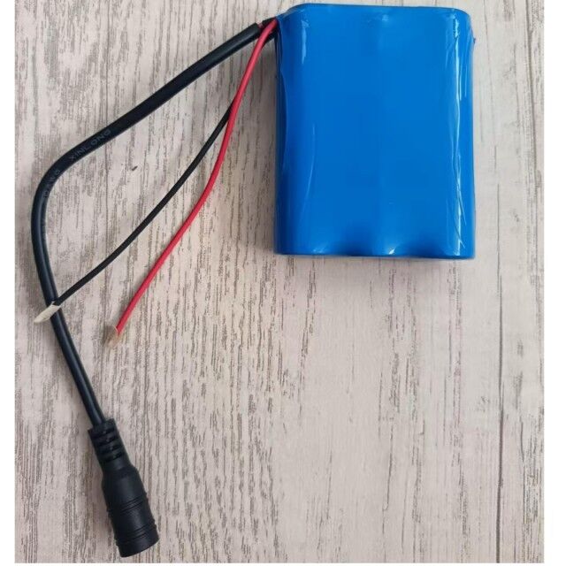 Pacote de baterias personalizado 11,1V 12V 18650 3s1p 12V 3,5Ah com plugue DC para luz de fita LED