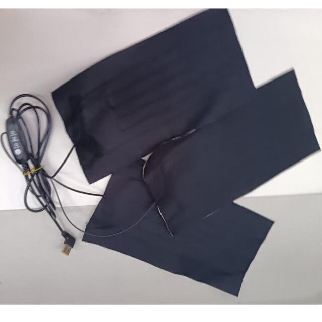 Almofada Térmica Personalizada 30X15cm 3 Almofadas em Uma Aquecedor de Tecido 12V com Controlador de Interruptor USB para Cadeira Aquecida