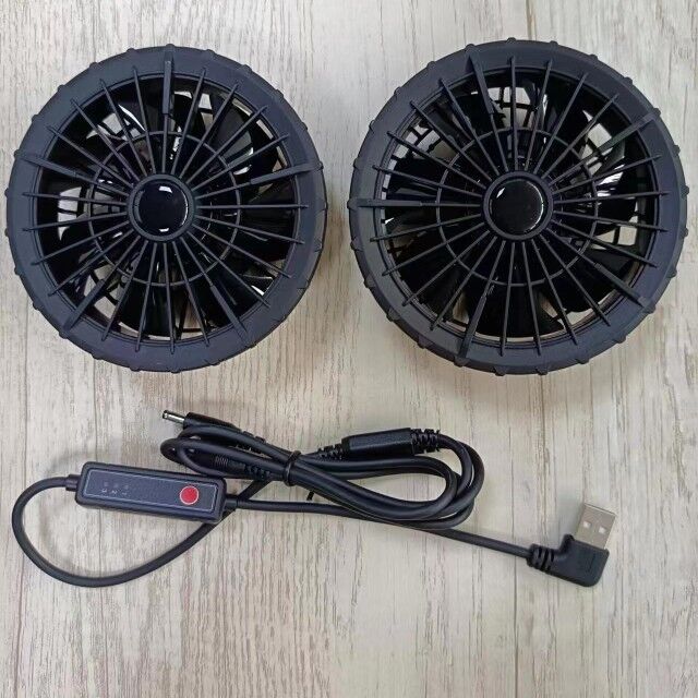 Ventilador de roupa exterior de resfriamento de verão com velocidade de 3 níveis para Ventilador de resfriamento de casaco Super fino 34mm